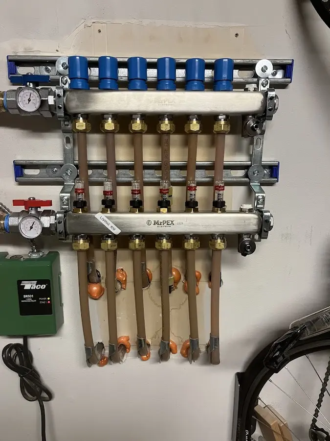 Plumber performing Gas Leak Detection at a residential property in Clarence